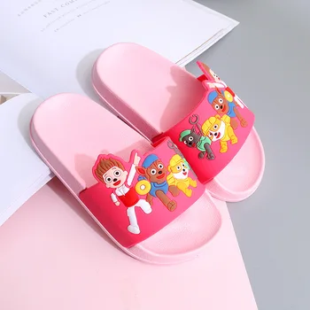 

Children's Cute Cartoon Slippers Girls Boys Soft Bottom Indoor Slippers Summer Children's Sandals Non-slip Bathroom Shoes