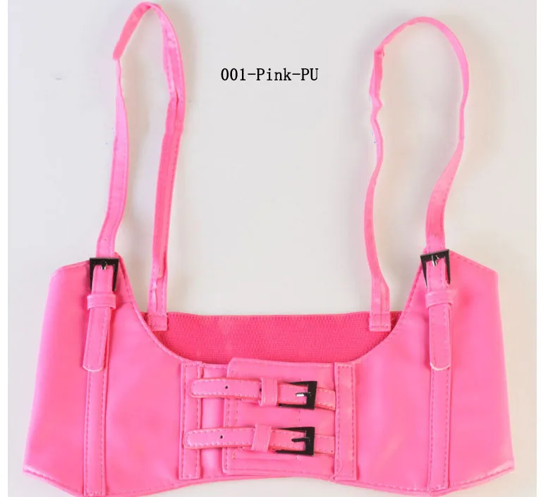 001-Pink Deepeel 1 шт. 10 см* 74 см женский ремень широкий пояс-ремень кожаные аксессуары Пояс Ретро панк кожаный корсет пояс для чулок YK731 - Цвет: 001-Pink