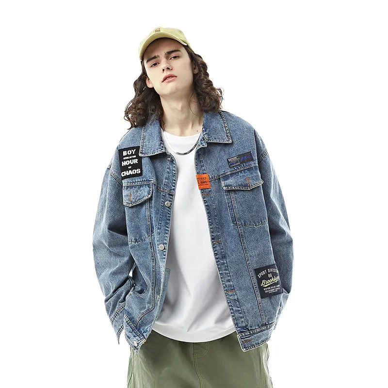 

Northern Boundary Men'S Wear 2020 Spring New Style Washing Jacket MEN'S Jacket National Trends Loose-Fit Youth Coat Men's