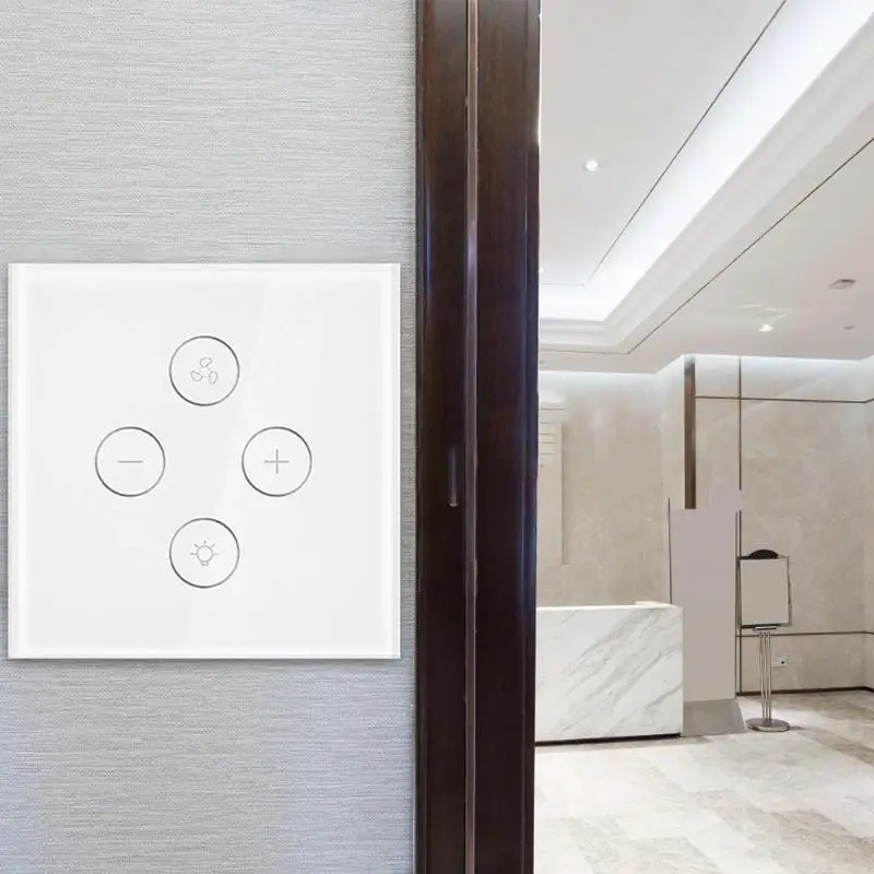 HS-FS01 WiFi умный потолочный вентилятор настенный выключатель света для Alexa Google Home поддержка прямой доставки