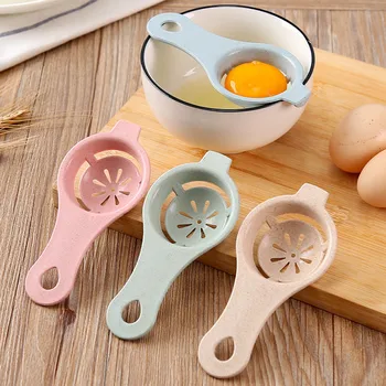 

Wheat Straw Egg White Separator Yolk Seperater Filter Kitchen Baking Yolk White Egg Filter