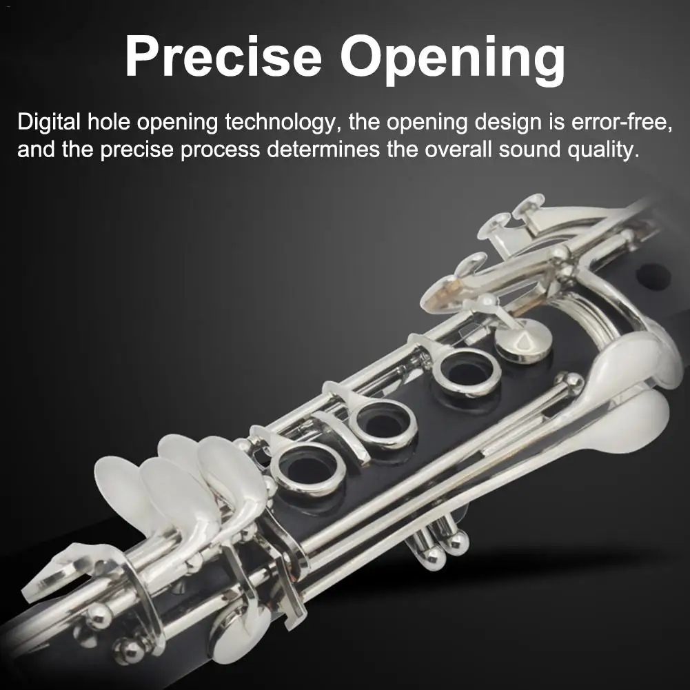 Musical Clarinet Instrument Bakelite Professional Playing Tool Oxford Cloth Clip For Beginners High Quality Fast Delivery