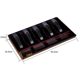 

Money Cash Coin Register Insert Tray Replacement Cashier Drawer Storage Cash Register Tray Box Classify Store Black