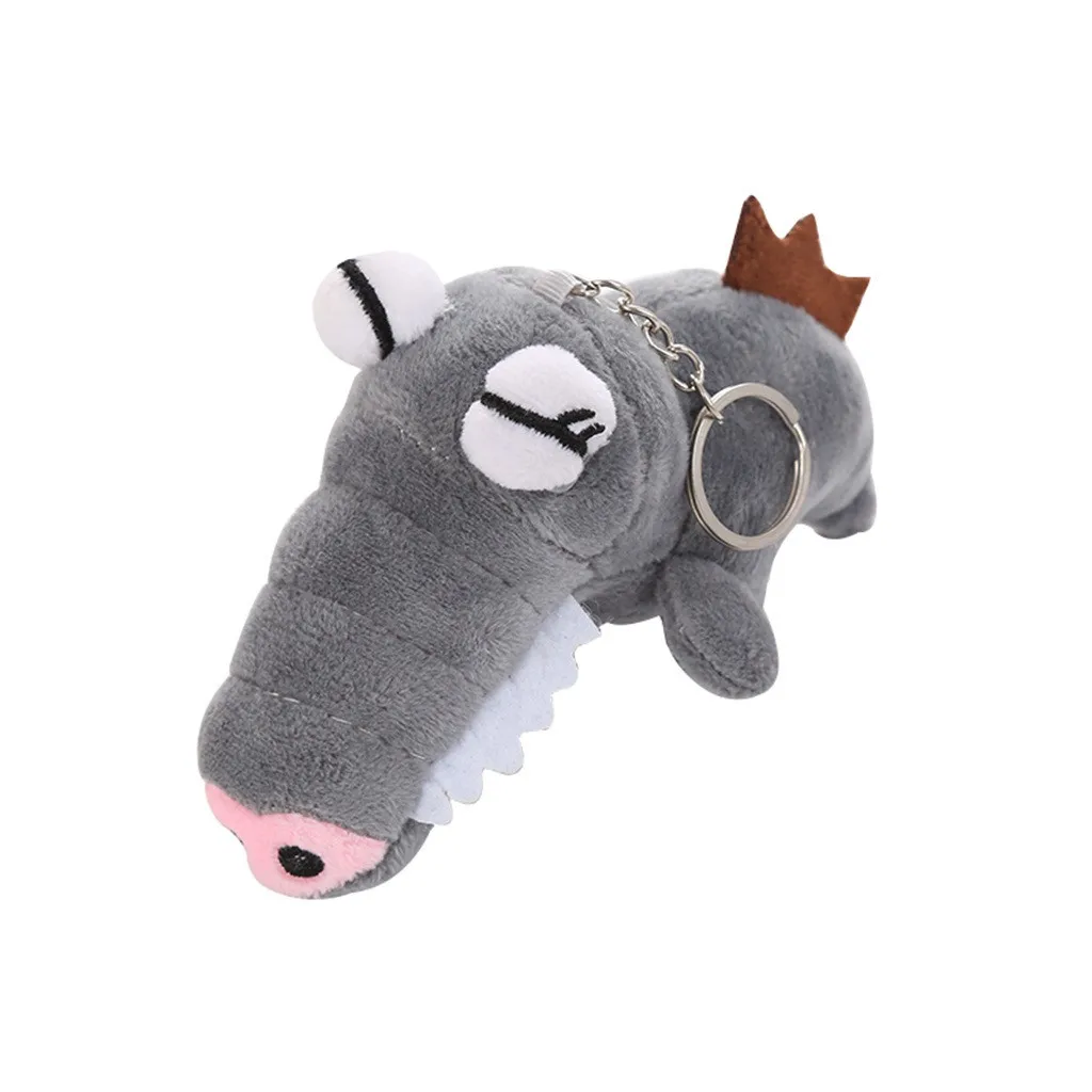 Mini Backpack Charms Pendant Trinket Cute Plush Toys Scrocodile Soft Stuffed Animals Dolls Gift lanyard keychain gadgets #A