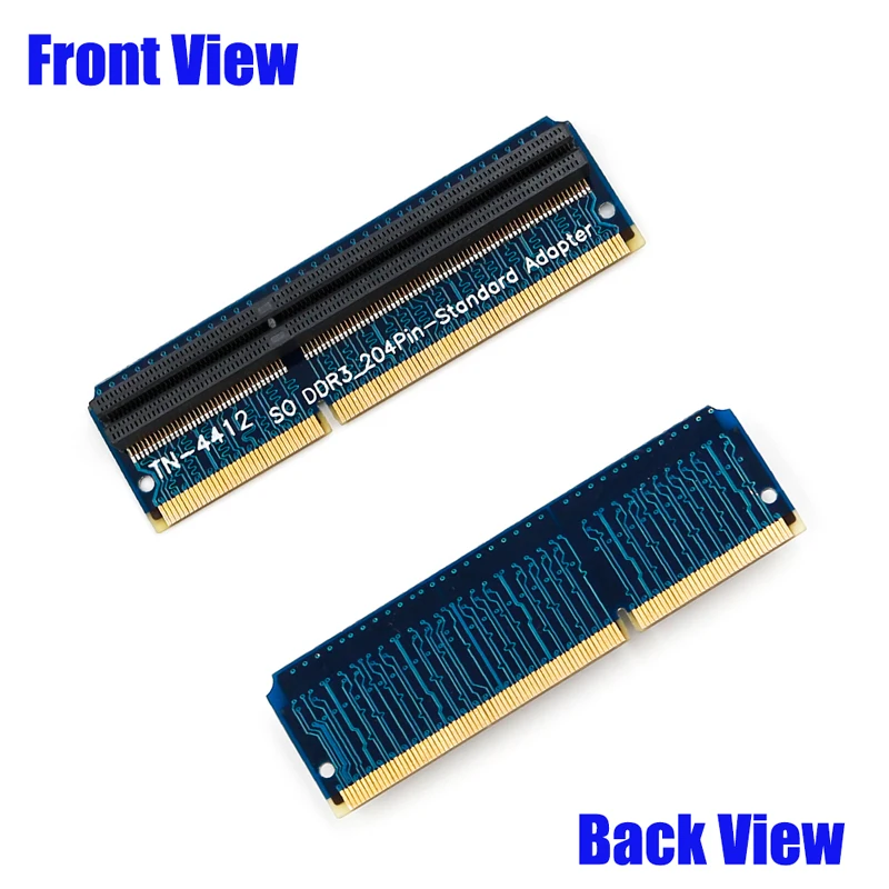 DDR3 так DIMM для настольных адаптер SO DIMM DDR3 памяти адаптер RAM карты 204Pin Стандартный слот памяти тестера Компоненты