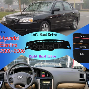 

Carpet Dashboard Cover Pad Protective Dashmat Avoid Light for Hyundai Elantra 2001 2002 2003 2004 2005 2006 XD I30 Mat