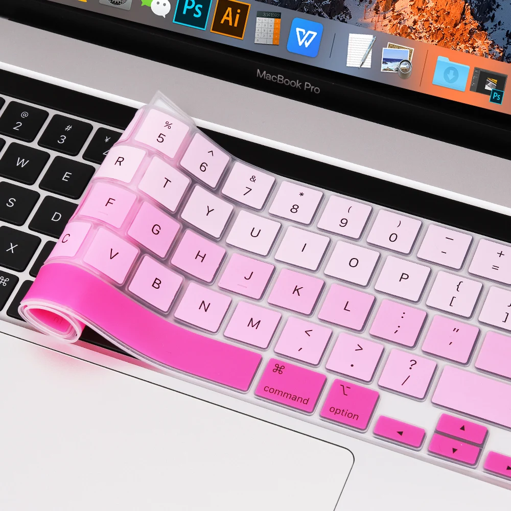 Gradient Color Keyboard Skin Cover For 2020 Macbook Pro 13 Inch M1