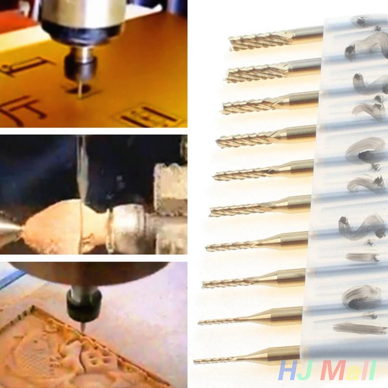 

Professional 10pcs Manual Milling Cutter Cutting Power Hand Tool Router Bit