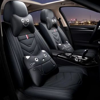 

Full Coverage Eco-leather auto seats covers PU Leather Car Seat Covers for mercedes benz glk 350 x204 glc 300