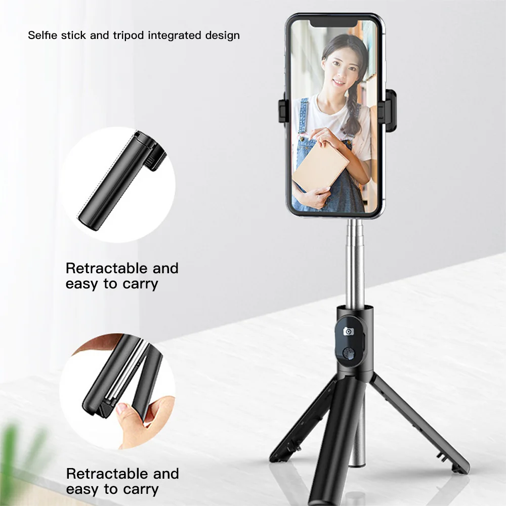 Bluetooth Selfie Stick Stabilizer for Telphone Holder for Your Mobile Phone cell stabilizer handheld gimbal selfy stick tripod (10)