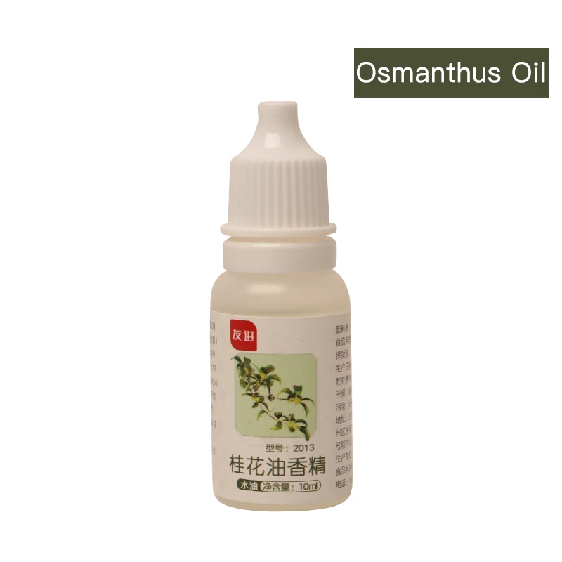 Osmanthus Oil 10 мл пищевой аромат волшебный пищевой аромат напитки желе конфеты съедобная эссенция используется для выпечки печенья ручной работы мыло слизь инструмент - Цвет: Osmanthus Oil