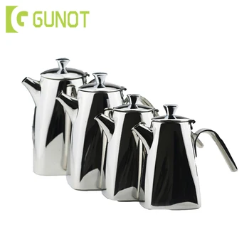 

GUNOT Stainless Steel Coffee Maker Kettle Mocha Pot Coffee Percolators Kettle Pot Barista Cafetera Pitcher Tea Percolator Teapot