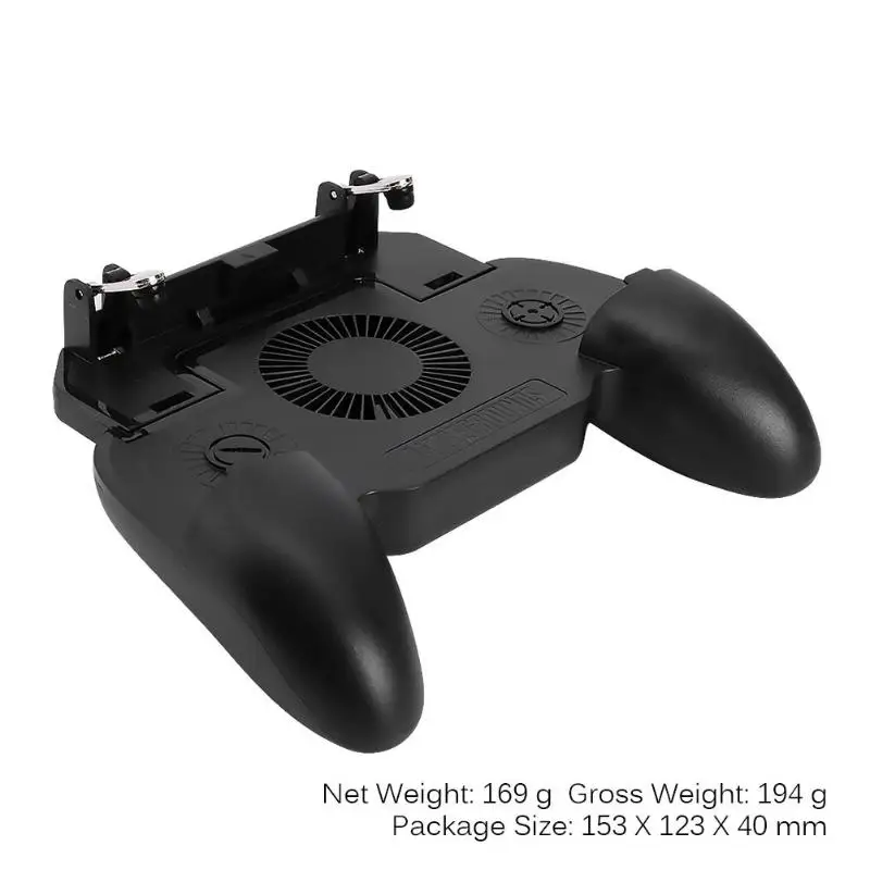  SR PUBG Game Controller Cooler Joystick Trigger Button Gamepad for iOS Android Posterior Retractabl