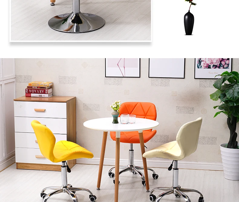 Новые барные стулья, барный стул, вращающийся подъемный стул, высокие стулья, минималистичный домашний декор, модный креативный красивый стул, современный поворотный стул