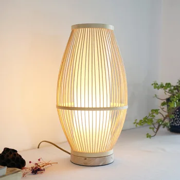 

room zen lamp teahouse study bamboo weaving of the head of a bed lamp manufacturers selling of home stay facility