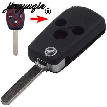 

10pcs/lot Modified 2/3/4 Buttons Fob Modified Blade Flip Car Key Shell Flip Remote Case For Honda JAZZ/CRV Odyssey CIVIC ACCOR