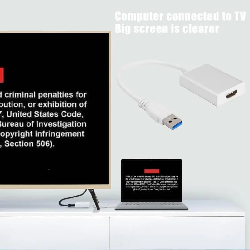 Горячая Распродажа, адаптер конвертер, многофункциональный HD 1080P USB 3,0 в HDMI конвертер, Кабель-адаптер, USB в HDMI видео карта монитор