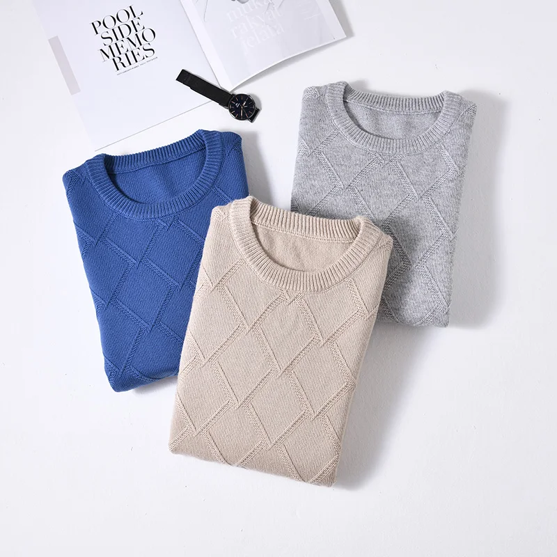 

Autumn and winter men's turtleneck turtleneck pure color pullover sweater