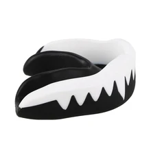 Качественные боксерские брекеты Муай Тай борьба таэквондо Санда Защитное снаряжение защитные скобы для баскетбола черный и белый