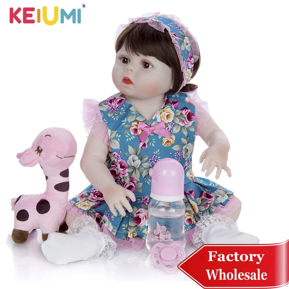 KEIUMI Baby Reborn кукла 19 дюймов Полностью силиконовый винил для малыша младенца