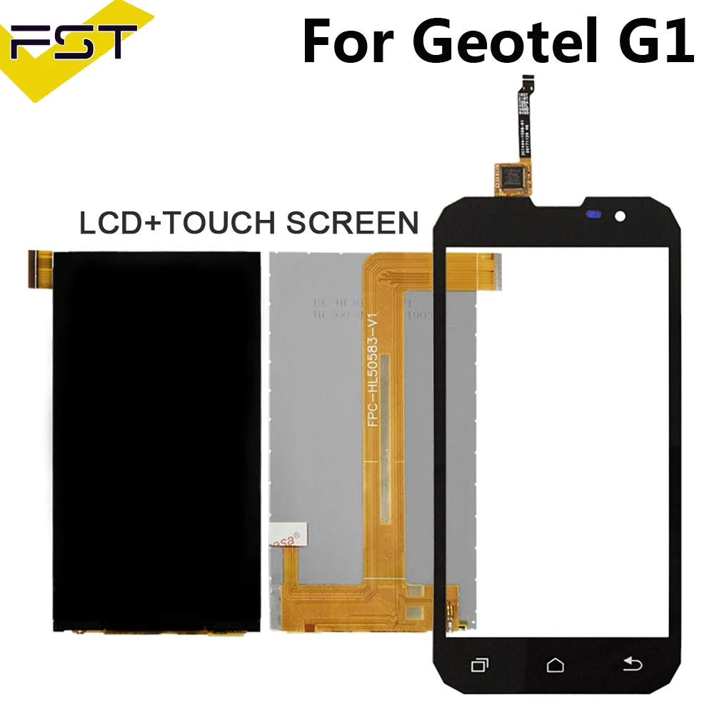 ЖК-дисплей и сенсорный экран для Geotel G1 5 0 дюйма с инструментами лентами |