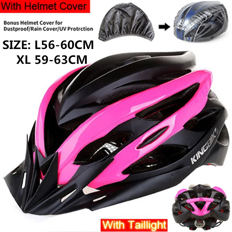 Велосипедный шлем MTB дорожный велосипедный шлем цельная форма велосипедный шлем ультралегкий EPS+ PC чехол для велоспорта безопасная Кепка - Color: 872rose pink