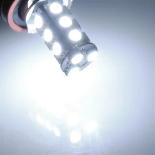 B & Q 2X18 SMD светодиодный 5050 H11/H8 розетка Противотуманные фары Дневные Фары