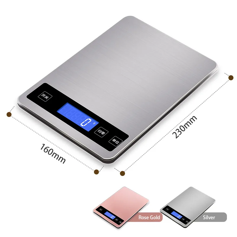 AMINNO Цифровые кухонные весы LED Электронные пищевые Единицы измерения веса Грамм /