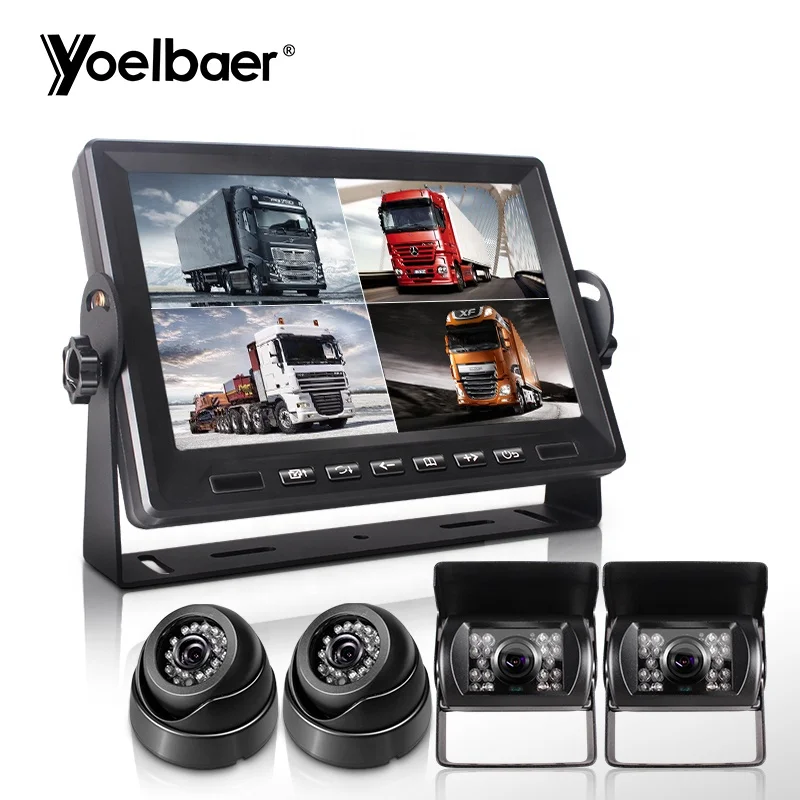 Трендовая система видеонаблюдения для грузовиков школьных автобусов монитор