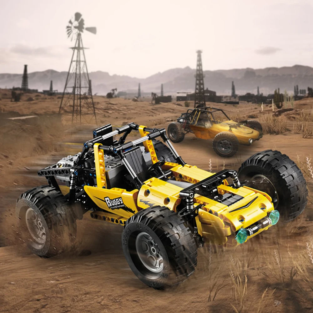 2,4 GHz All Terrain строительный блок игрушки для альпинизма Багги светодиодный подарок для освещения хобби детская игрушка ударопрочный RC автомобиль Противоскользящий портативный