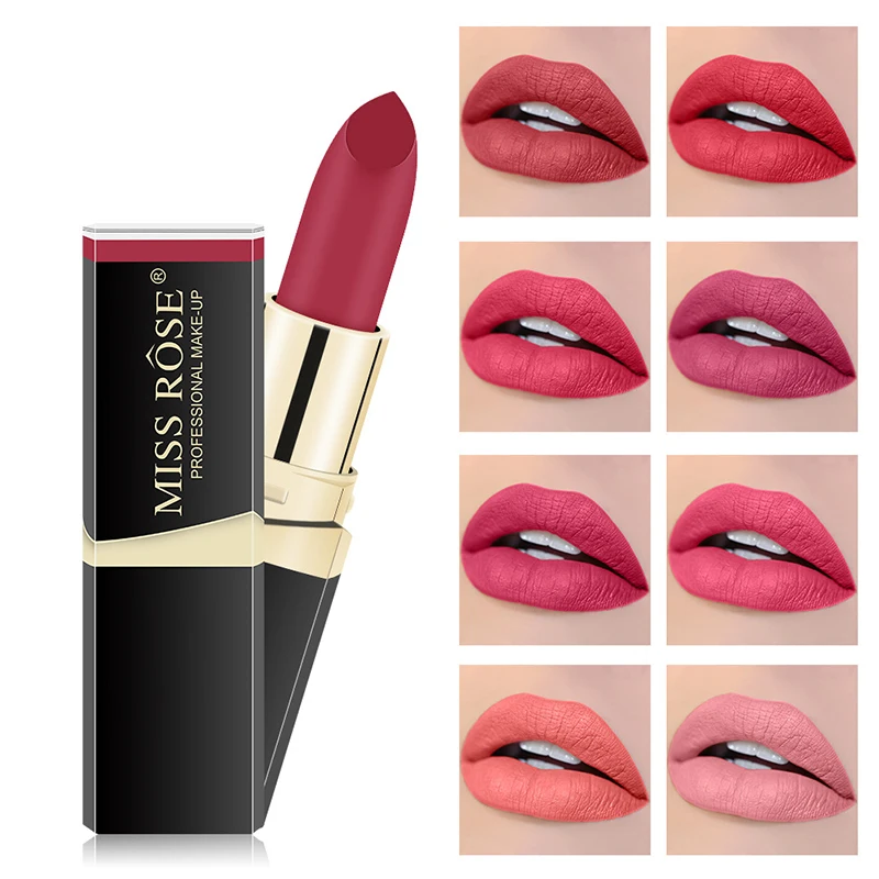 

Matte Lipstick 42 Colors Lipstick Lip Tint Matte Velvet red lipstick waterproof Long Lasting Non-stick Cup Lip Makeup for Women