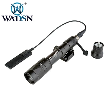 

WADSN Tactical Flashlight SF M600W SCOUTLIGHT LED KM2-A Lamp Module Strobe Torch Dual Switch Ring switch Weapon Lights WEX377