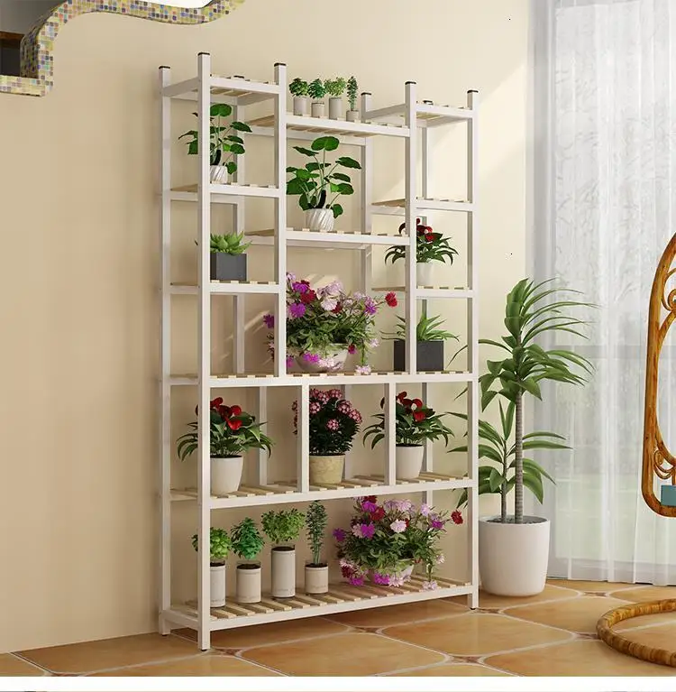 Деревянные садовые полки для сада, для помещений, Balkon Estanteria Plantas, для улицы, для балкона, Цветочная полка, стойка для растений, Stojak Na Kwiaty