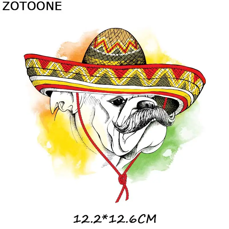 37 ZOTOONE милая собака мультфильм Железная на патч для детей наклейка на одежду DIY животных Тепловая аппликация передачи для футболки с принтом G - Цвет: 37