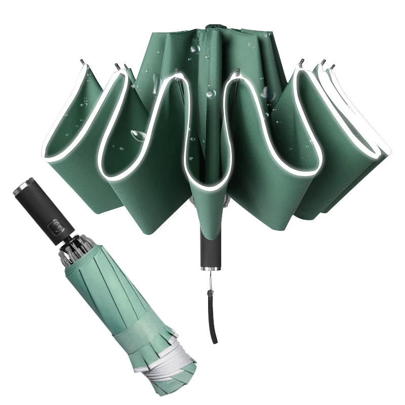 Automatic Folding Reverse Umbrellas for Men Women Travel Rain Umbrellas Windproof Business 10Rib Parapluie Inverted Sun Umbrella folding umbrella,automatic umbrella,windproof umbrella,reverse folding umbrella