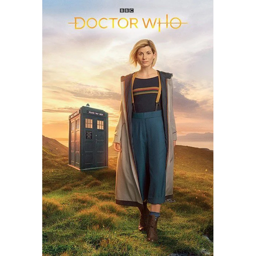 New 5D DIY Diamond Painting Doctor Who 13 poster Full Rhinestone Mosaic Cross Stitch Embroidery Needlework Craft FC120 | Дом и сад