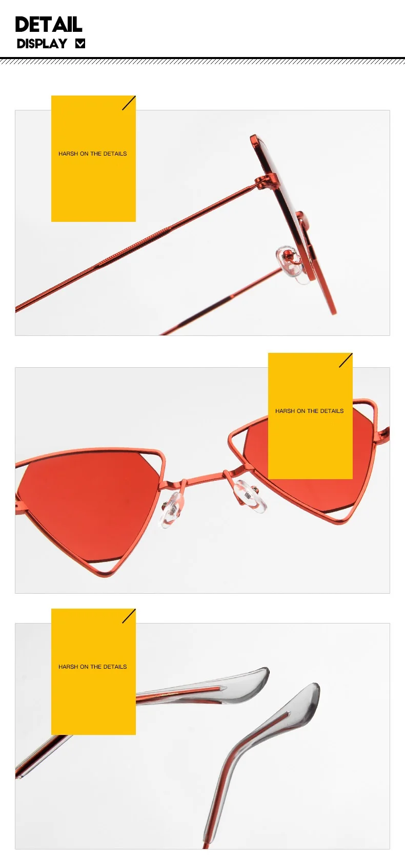 Винтажный панк Zonnebril Vrouwen Driehoek Oculos Nieuwe Bril Opengewerkte металлическая рамка режим Zonnebril UV400