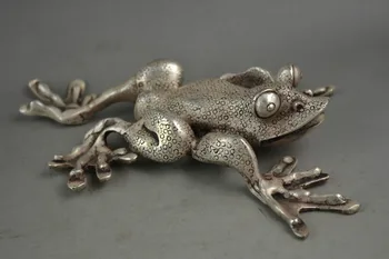 

Details about Rare Old Decorated Handwork Tibet Silver Carving A Naughty Frog Elegant Statue