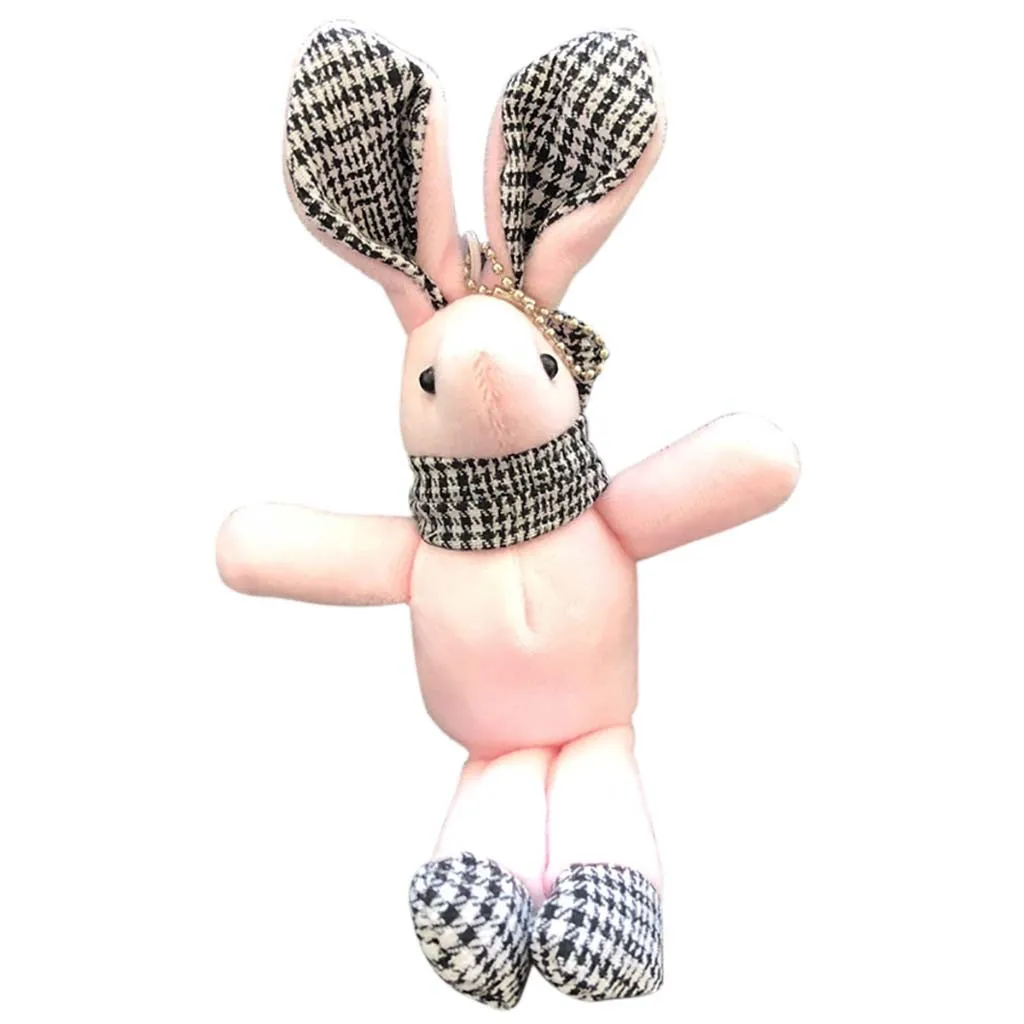 Cute Plush Toy cartoon Rabbit Soft Animal Doll Children Birthday Gift ladies bag car key hang stuffed toys Exquisite Gadgets #A