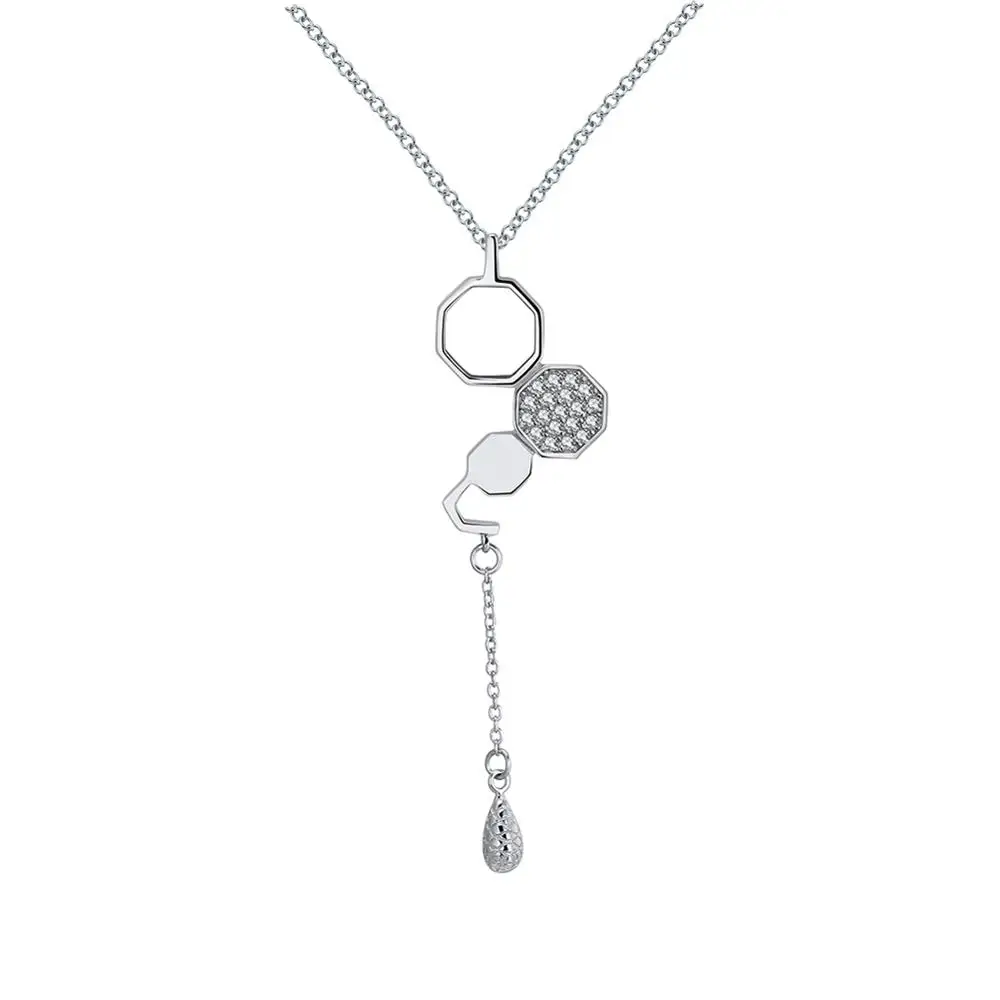 SN100 ORSA JEWELS Аутентичные 925 серебряные браслеты для женщин с узором в виде сот, брендовые серебряные женские ювелирные изделия для вечеринки SB32 - Цвет камня: SN100