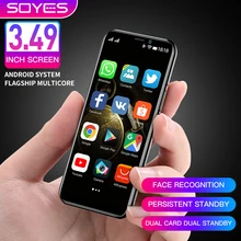 Ultra-Dünne Mini SmartPhone Soyes S10-H RAM 3GB ROM 64GB Android 9,0 Dual Karte 4G Student handy Gesicht Anerkennung Google