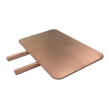 

80x50MM Universal Mobile Phone Water Cooling Copper Plate Fan DIY Water Cold Head Water Circulation Cooling