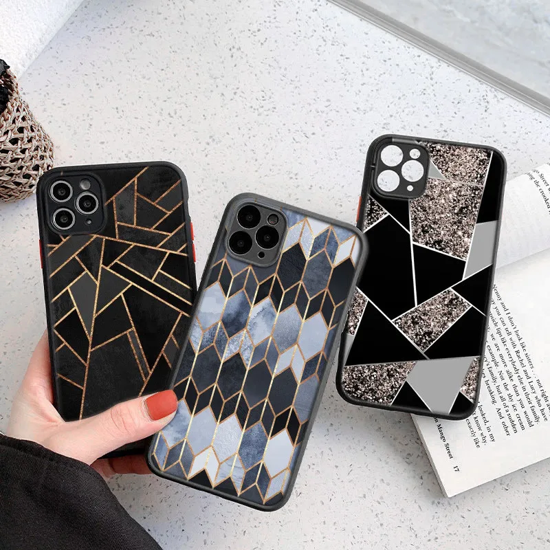 Модный Цветной защитный чехол для телефона с рисунком iPhone 12 Mini 11 Pro Max X XS MAX мягкий