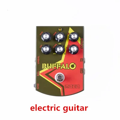 Electric guitar Акустическая гитара электрогитара педаль для басовых эффектов Stompbox педаль аналоговая выделенная Moen Buffalo мульти голосовая запись видео - Цвет: Electric guitar