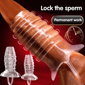 Male Enlargement Cock Penis Ring Condom Enhancer Delay Ejaculation Sex Toys For Men Erotic Adults Sexy Toys For Couple Sex Shop 2