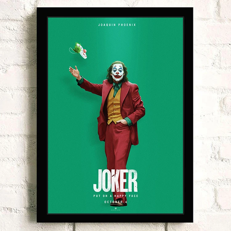 16 Супергерой, Джокер Хоакин Феникс Хит Леджер DC фильмы-Комиксы настенная живопись Печать на холсте плакат картины Домашний декор - Цвет: 16