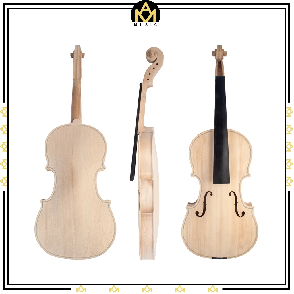 Full Size DIY Violin Unfinished Violin Fiddle 4/4 Size Instrument  Accessories Violin String Top Spruce Back Maple Tonewood SET|Violin Parts &  Accessories| - AliExpress