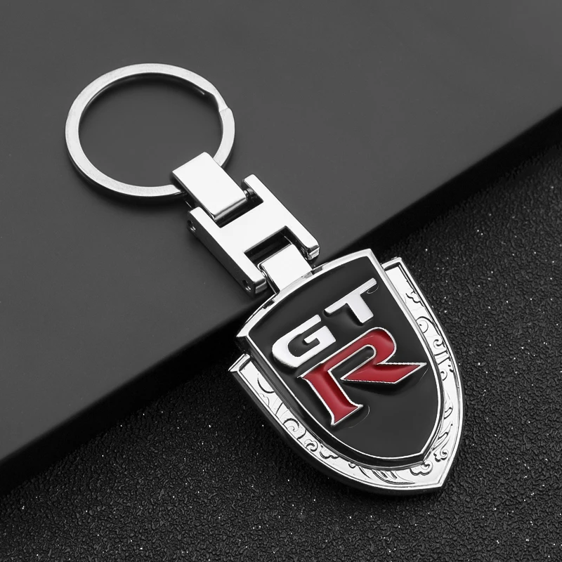 Автомобильная Мода 3D металлический GTR значок эмблема автомобильный брелок для