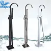Standing Bathtub Faucet Tub Filler Bathroom Floor Mount Black Bronze Bathtub Mixer Tap Single Handle Faucet Tap Bathroom Tub 1
