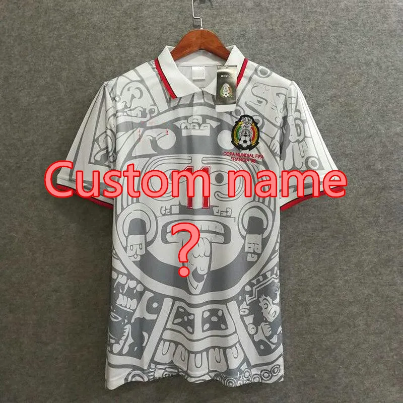 shirt Футбольные майки 1994 1998 Мехико Ретро версия футбольные рубашки Бланко арельяно Рамирез Эрнандез Х. Санчез футбольная рубашка - Цвет: shirt